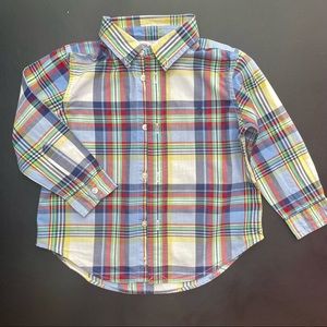 Button Down checkered multi-coloured Dress shirt. Great condition.